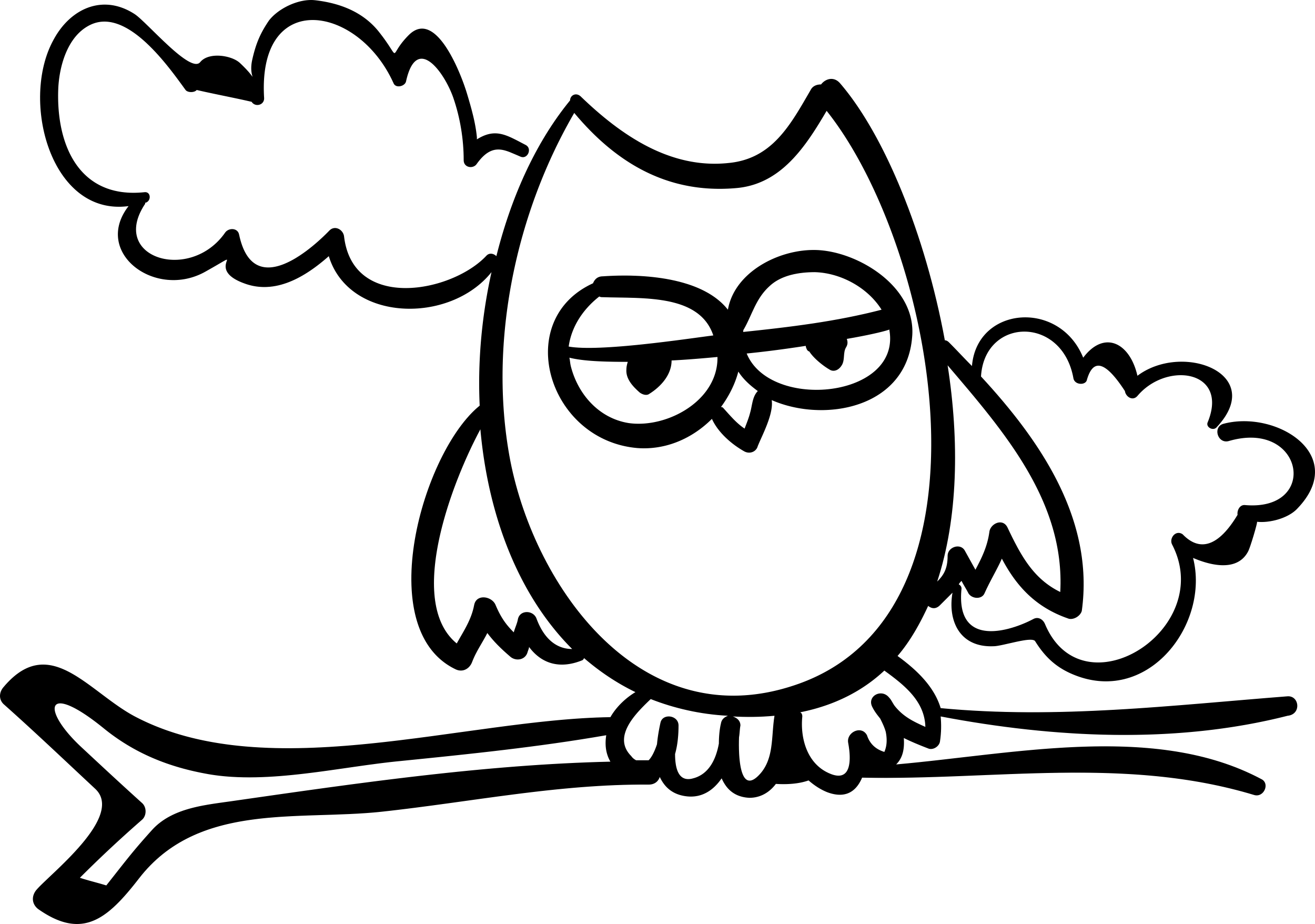 Halloween Night Owl On A Branch Tracing Svg Vector Free Vectors